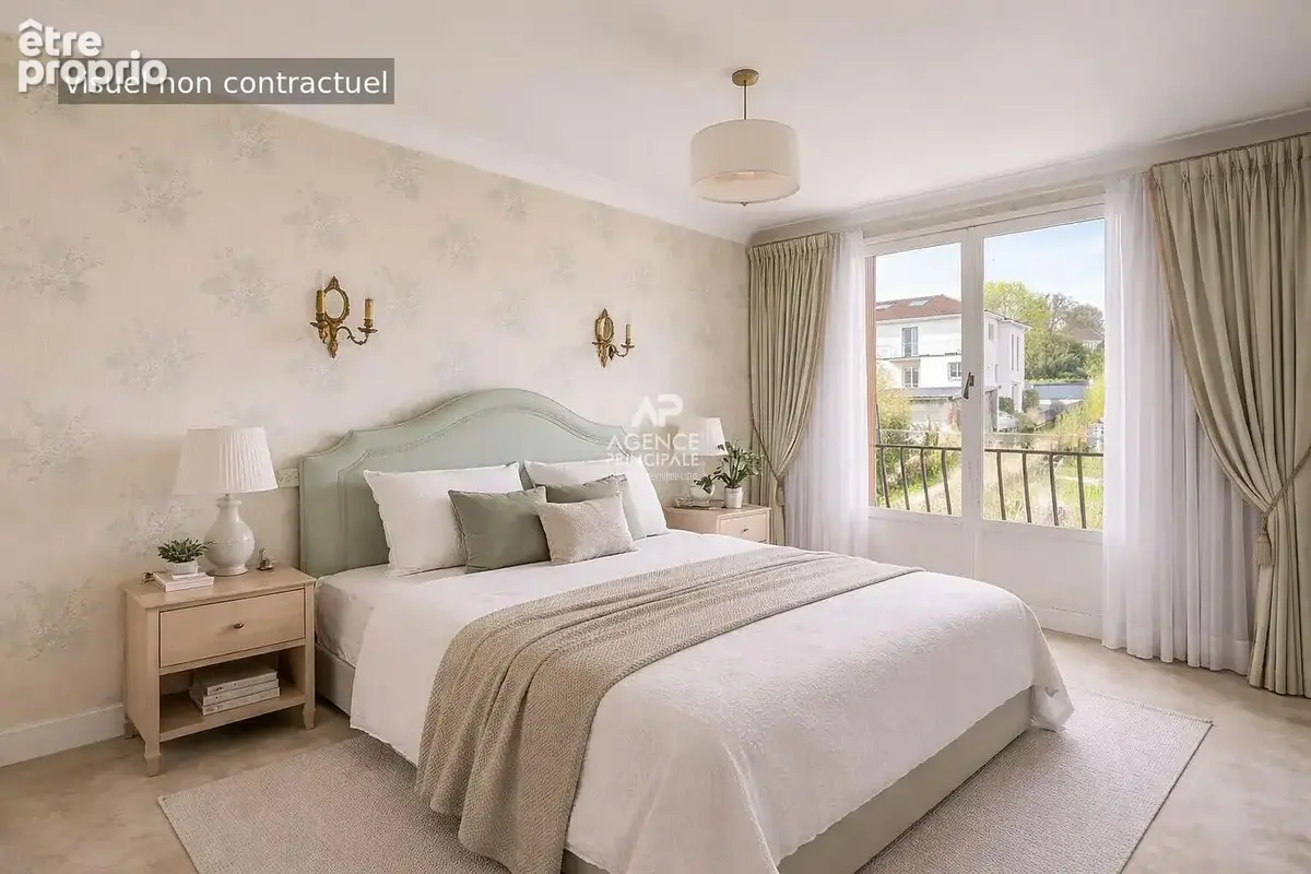 CHAVILLE - Beau Duplex traversant avec balcon en dernier étage et vue sur jardin - photo 6