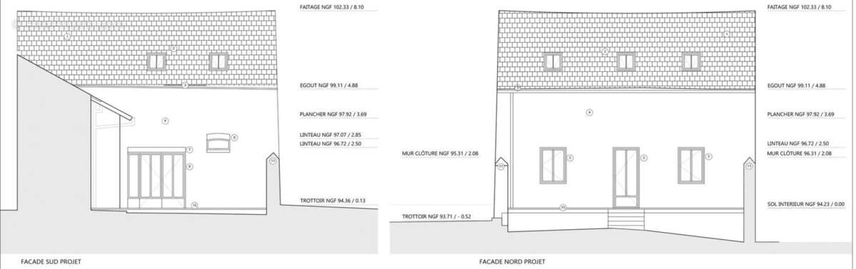 Maison à MEREVILLE