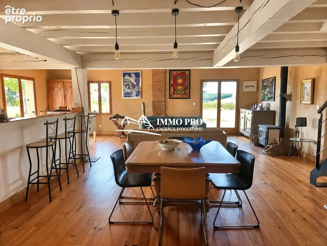 Samatan  Maison rénovée et son couloir de nage  VUE PYRENEES - photo 8