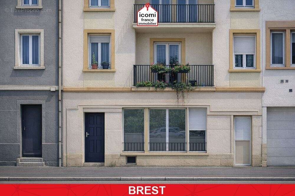 Finistere - brest (29200) - a vendre - appartement - t3  - vue degagee - balconnet - idealement situe - 3eme et dernier etage - photo 9