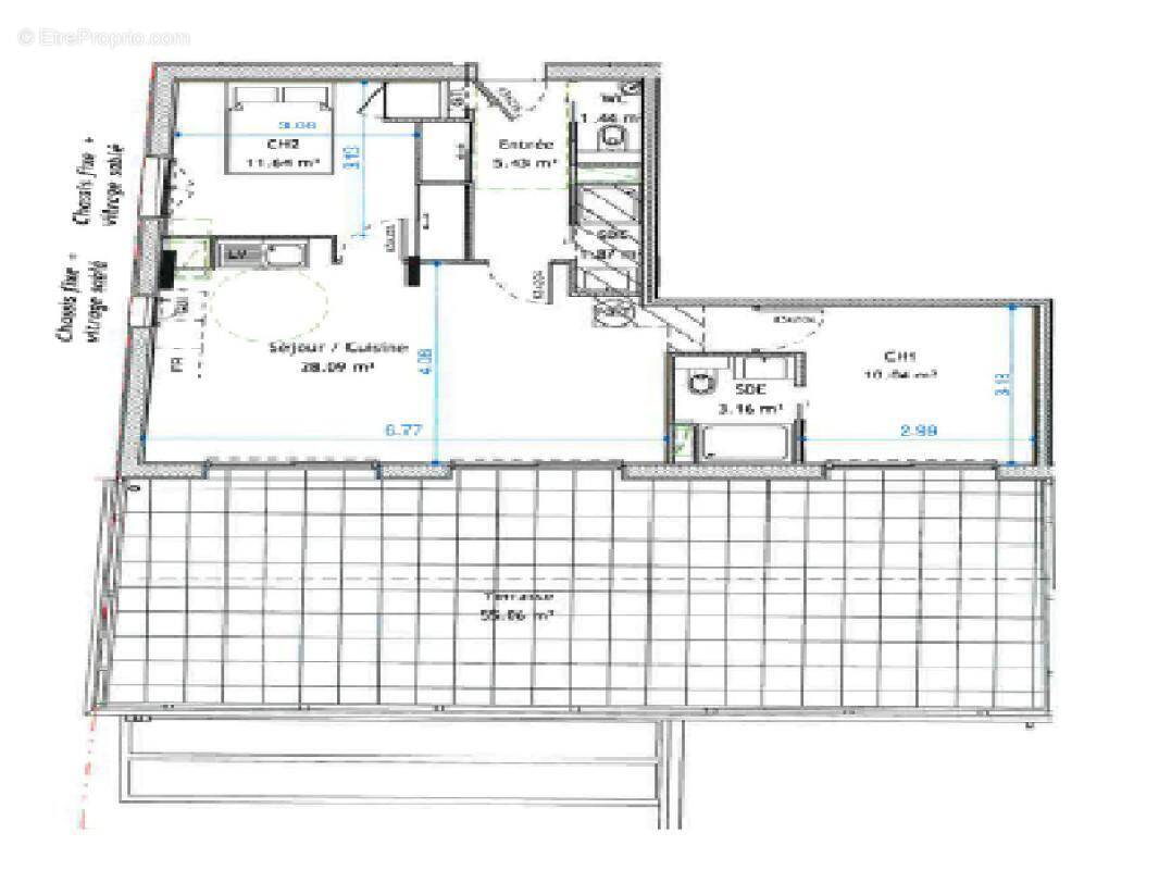 Appartement à VAUJANY