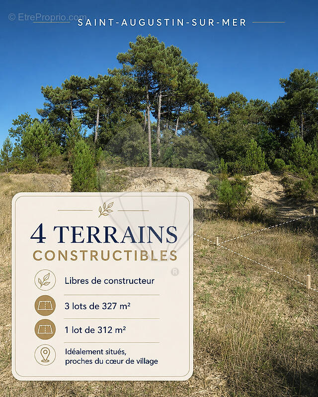 Terrain à SAINT-AUGUSTIN