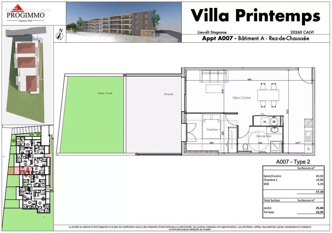 Appartement à CALVI