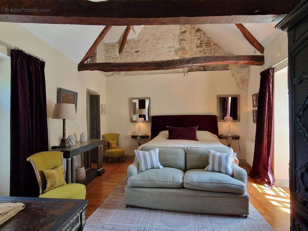 Demeure de charme avec Patio, piscine, tour au toit de lauze et jardin bucolique. - photo 15