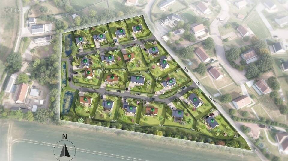 Terrain à TOURVILLE-LES-IFS