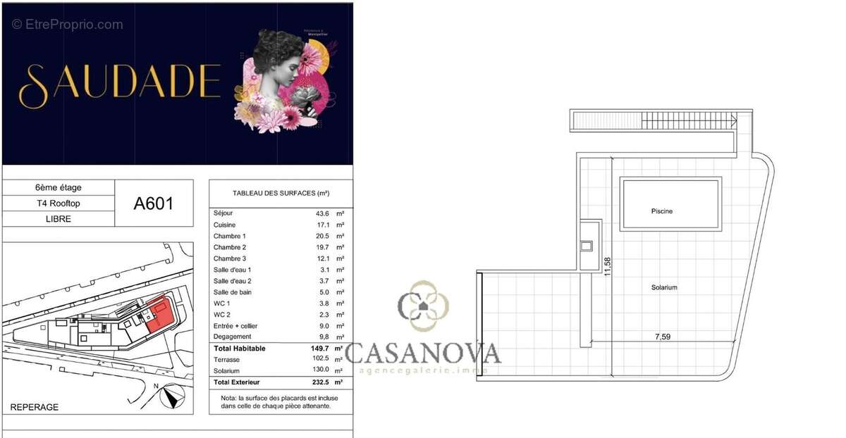 Appartement à MONTPELLIER