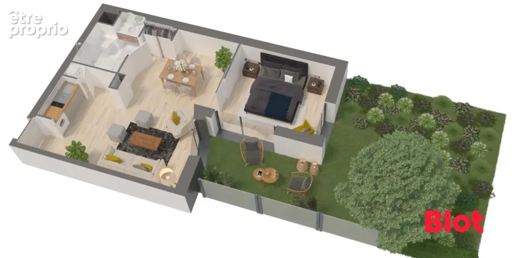 Appartement 41 m² à Rennes  - photo 6