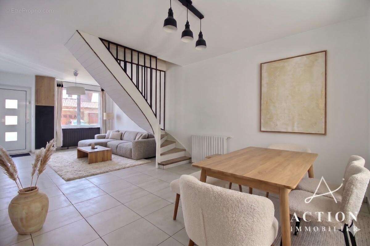 Seclin  maison 112 m² diagnostic c, 4 chambres, grand jardin et garage 33 m² !! - photo 3