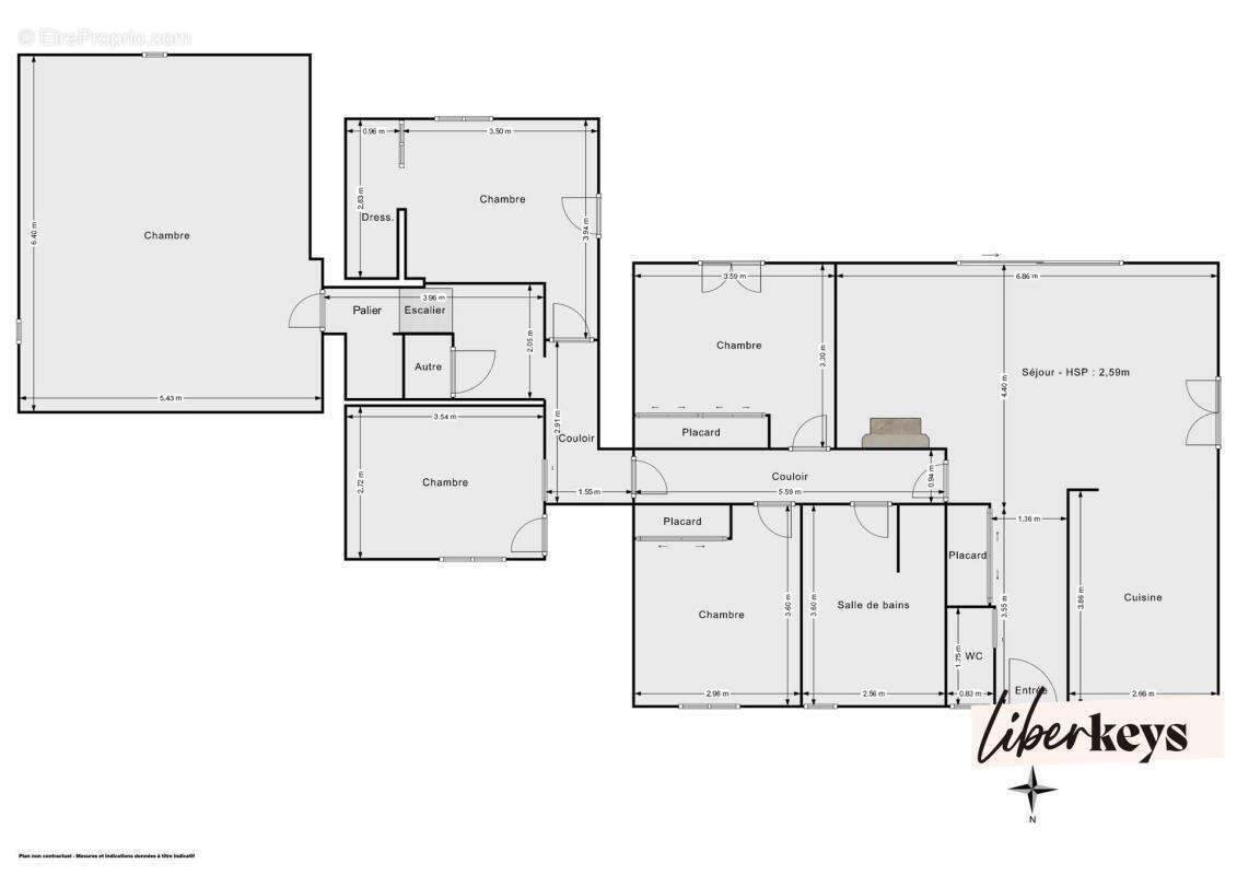 AMPUS (83) Maison de 134 m²  Garage double  sur 1200 m² de terrain plat, piscinable,  clôturé et arboré - photo 6