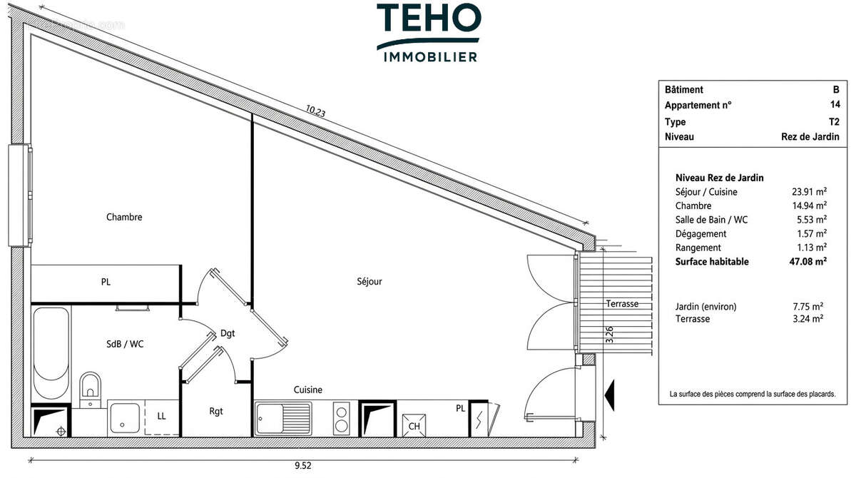 Appartement à TOULOUSE