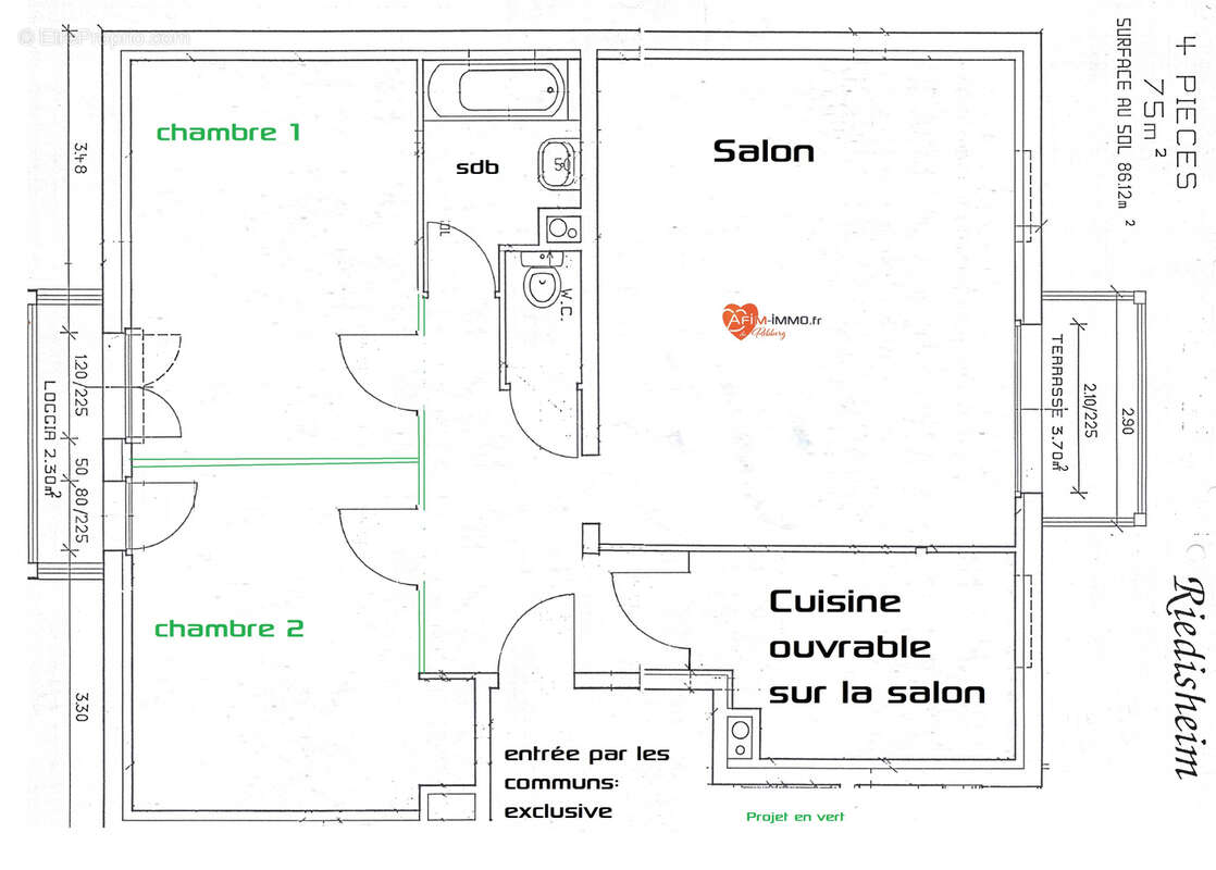 Appartement à RIEDISHEIM