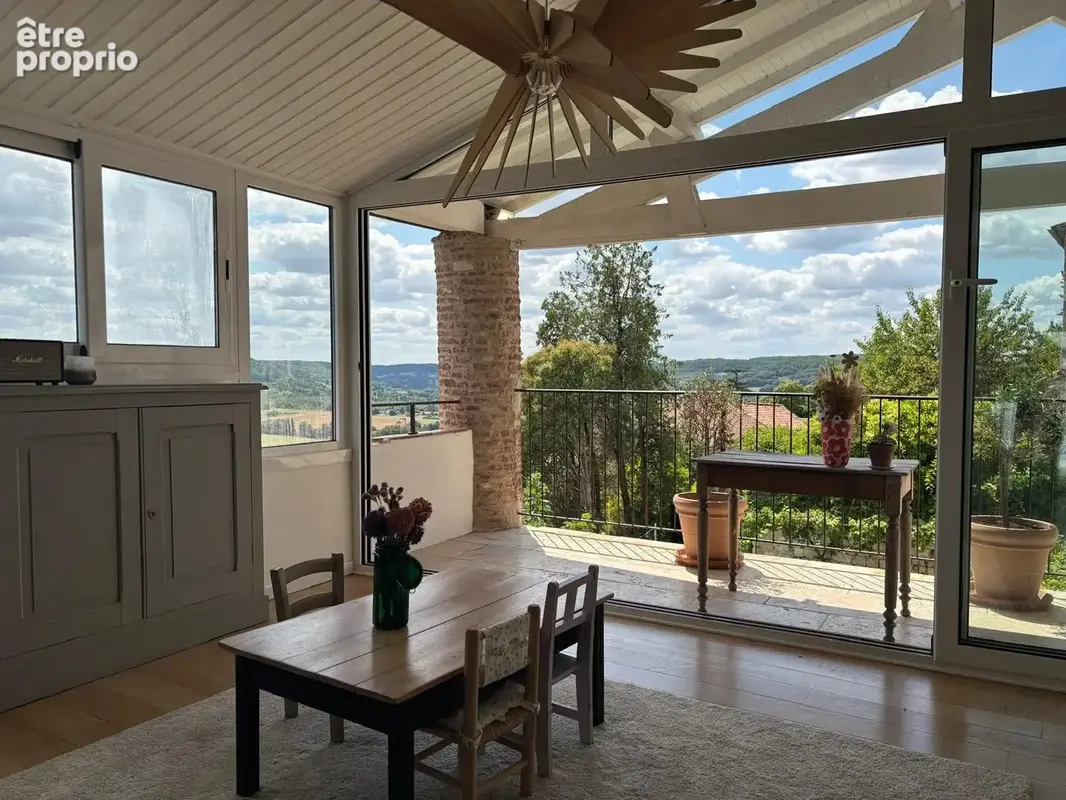 Maison de village de caractère avec jardin, piscine et vue panoramique à Penne-d'Agenais - photo 3