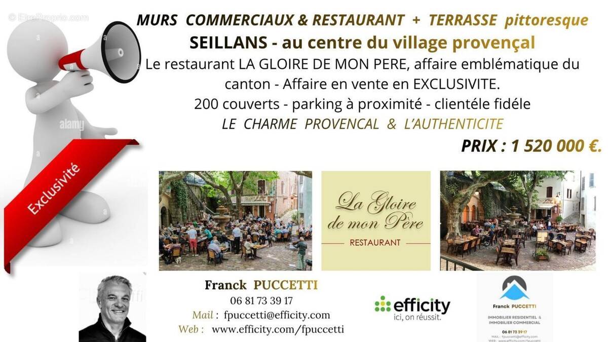 Commerce à SEILLANS