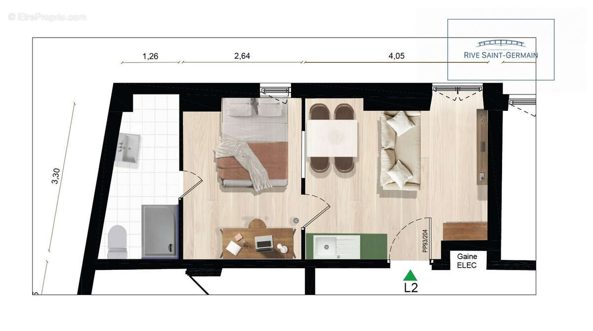 Appartement 28 m² à Rennes  - photo 9
