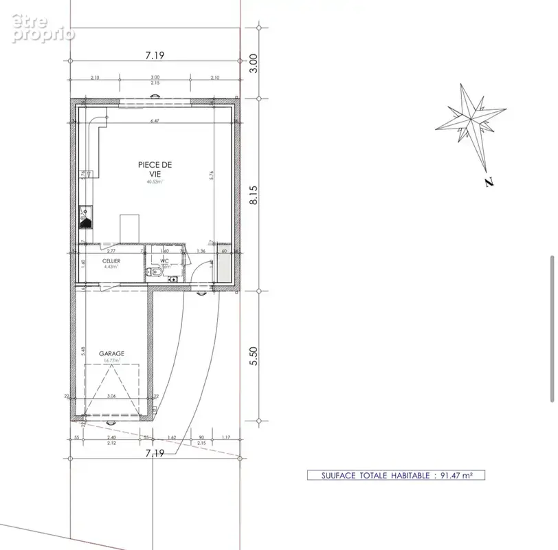Terrain a batir avec permis accepté 92m2 - photo 4