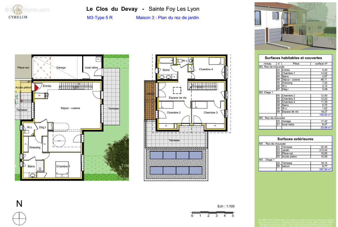 Maison neuve mitoyenne 145m2 - photo 2