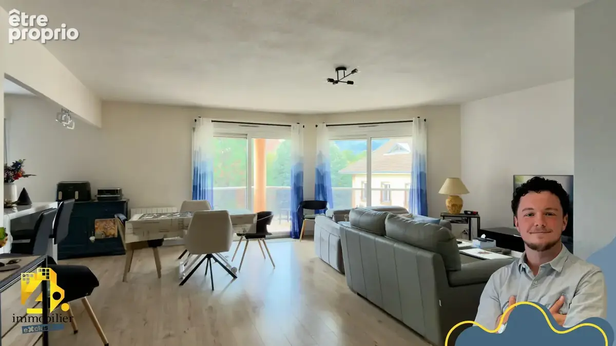 Saint-Dié-des-Vosges - Appartement T3 de 92,8 m² vendu loué, avec terrasse, parking et cave - photo 1