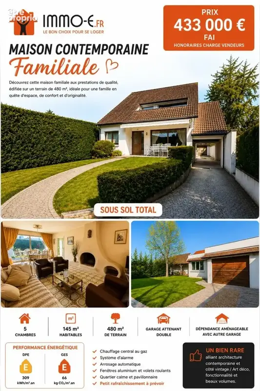 Maison à TREMBLAY-EN-FRANCE