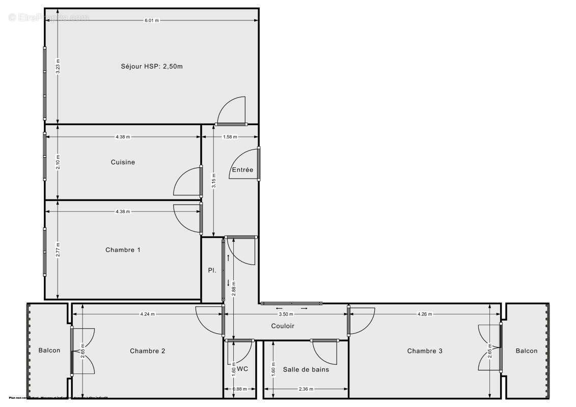 Appartement à PARIS-18E