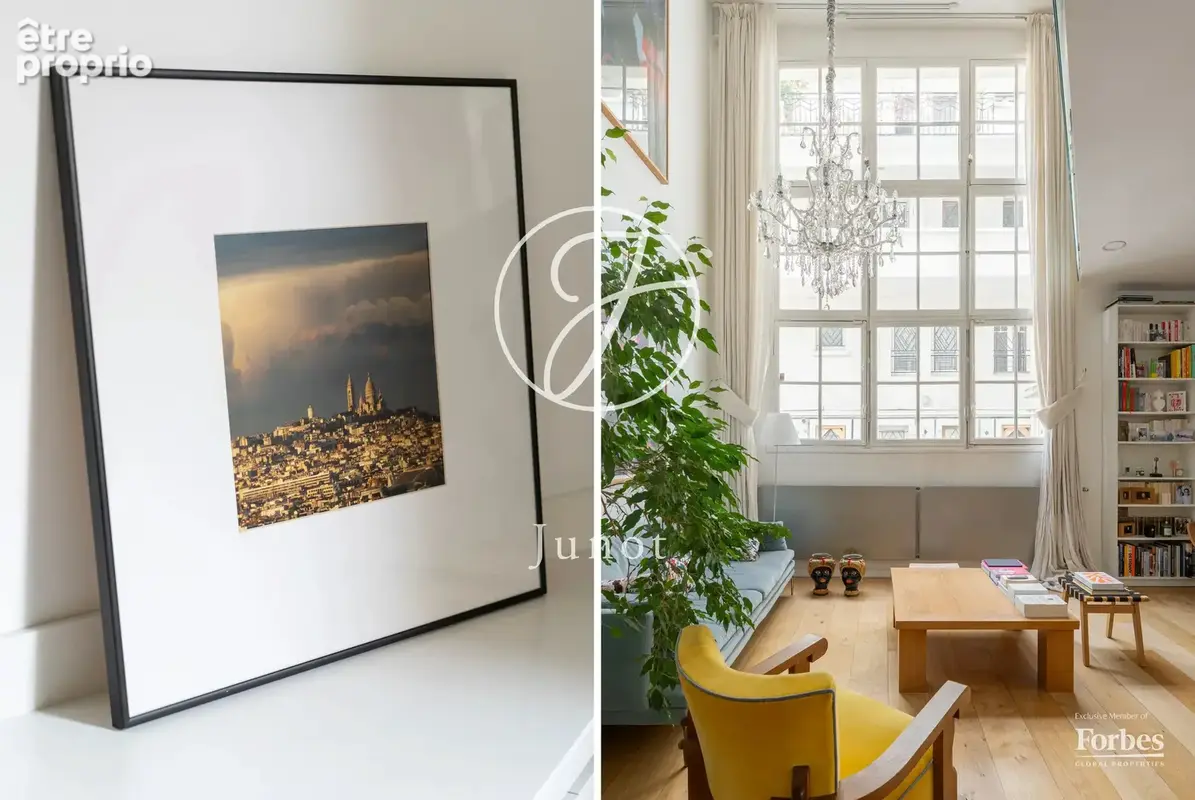 Paris 18e - AVENUE JUNOT - Atelier - 81,87m² Carrez - 1 chambre - photo 2