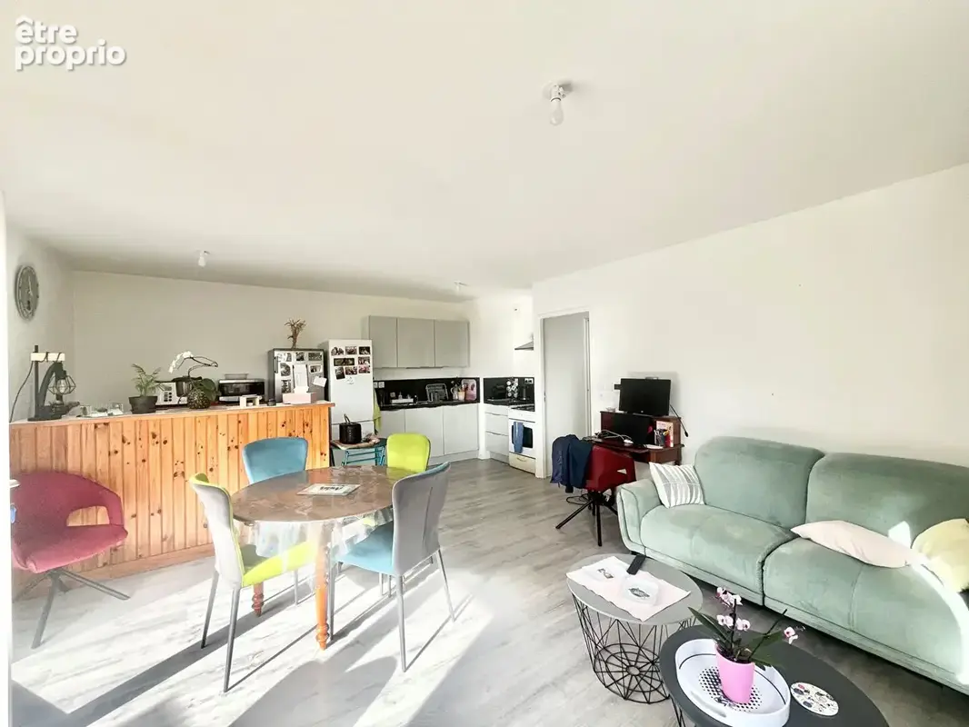 A VENDRE appartement Biéville Beuville 3 pièce(s) de 67,73 m² - vendu libre - belle orientation - jardin - terrasse - parkings - photo 7