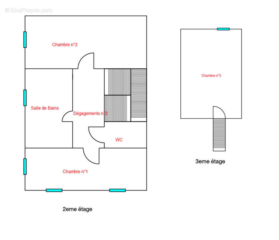 Maison aux Chalets T6 de 143 m2 avec garage studio indépendant et terrasses - photo 18