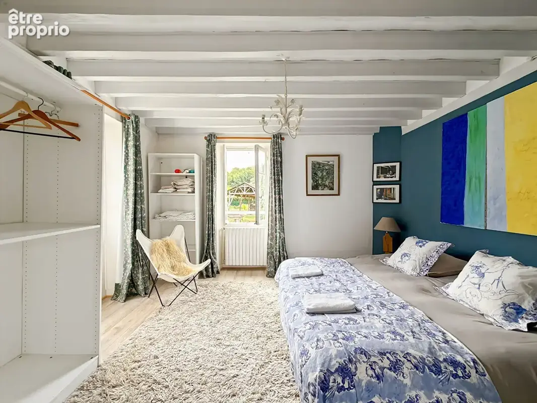 Maison en pierre avec dependance - viennes en arthies - 8pièces - photo 7