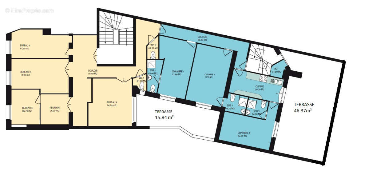 Appartement à PARIS-6E