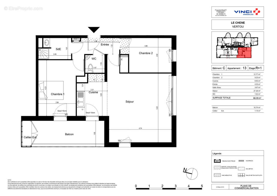 Appartement à VERTOU