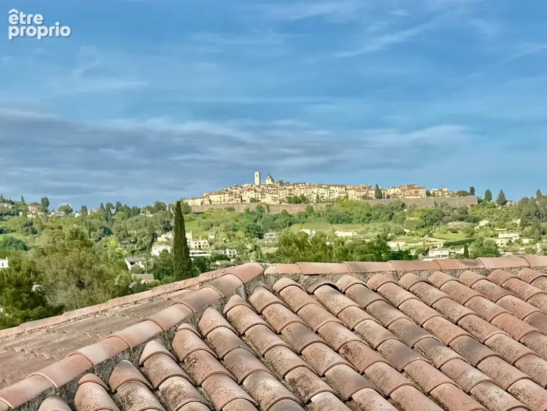 LA COLLE SUR LOUP - Maison de village R+2 86 m² - 4 Pièces - Vue St Paul de Vence - photo 2