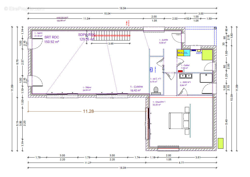 BENODET - Jolie contemporaine de 200m² dans un quartier prisé ! - photo 11