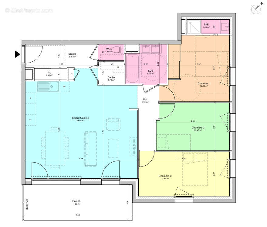 Appartement à LE CHEYLAS