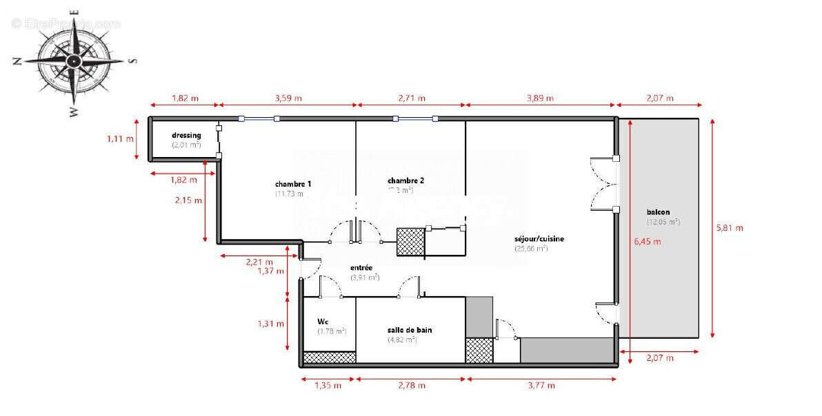 Appartement à MARSEILLE-9E