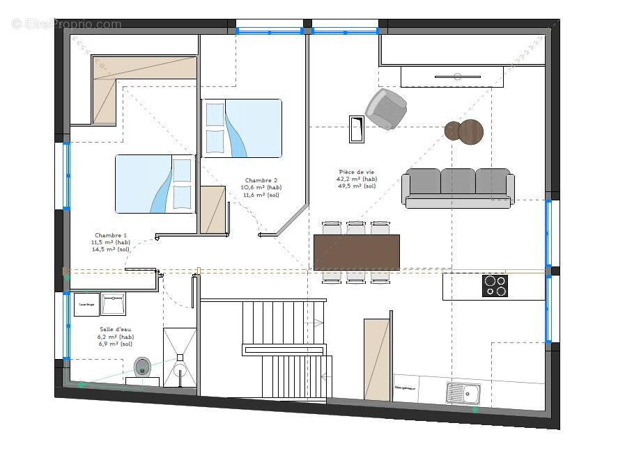 Appartement à LORIENT