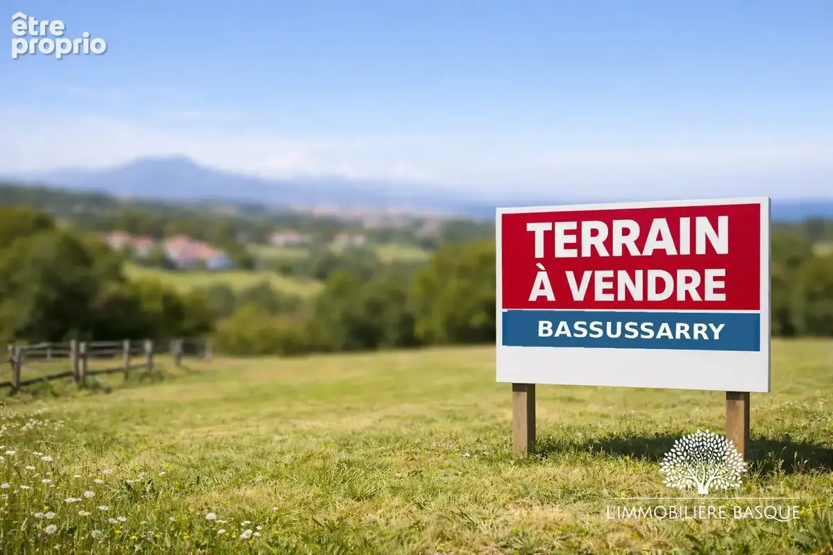 Photo Terrain à Bassussarry au prix de 190 800€