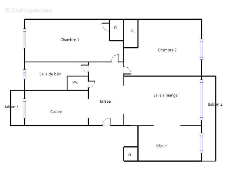 Appartement à NEUVILLE-SUR-SAONE