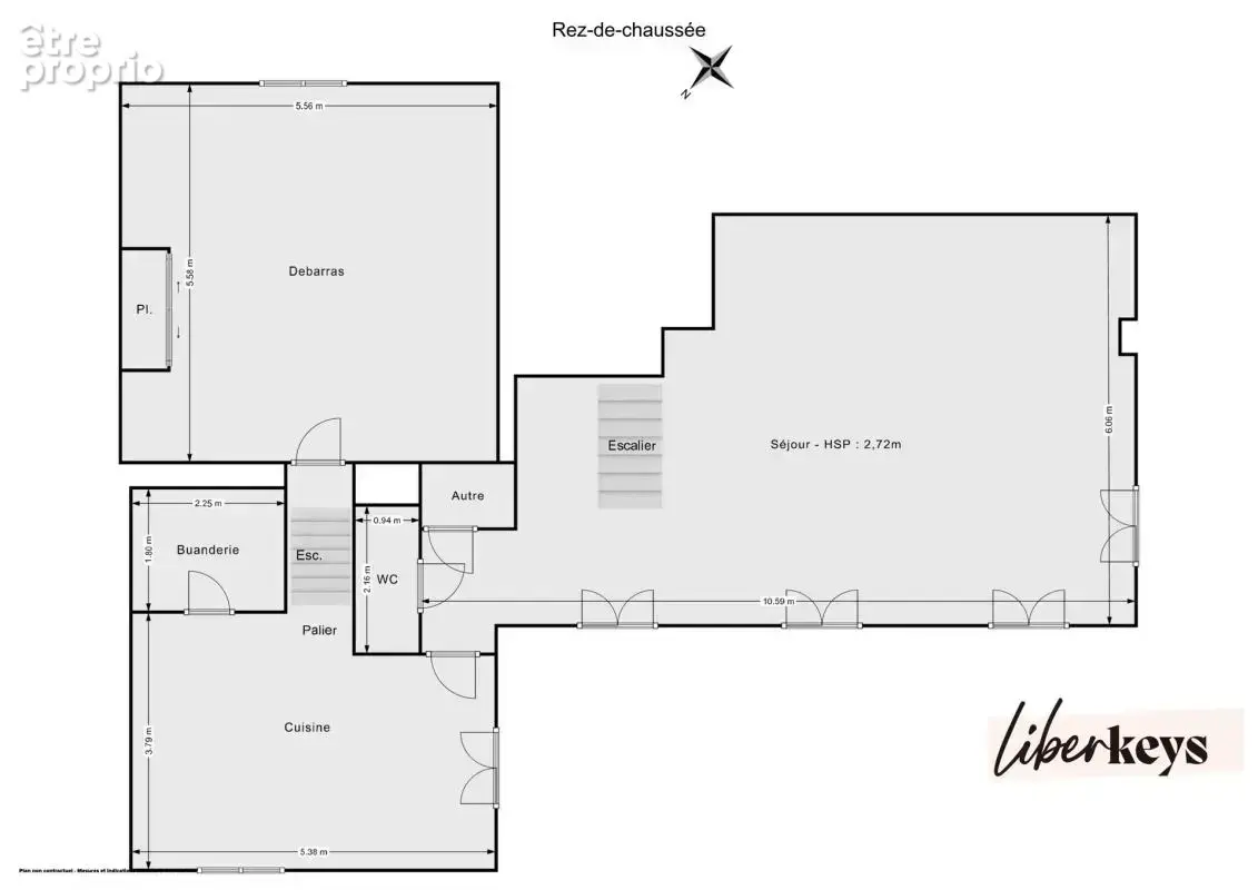 Fontaines Saint-Martin : maison 185m² vue dégagée, 5 chambres, terrain 890m², 2 box, cave, cellier - photo 15