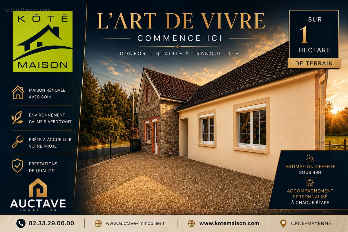 Maison à SAINT-PIERRE-DES-NIDS
