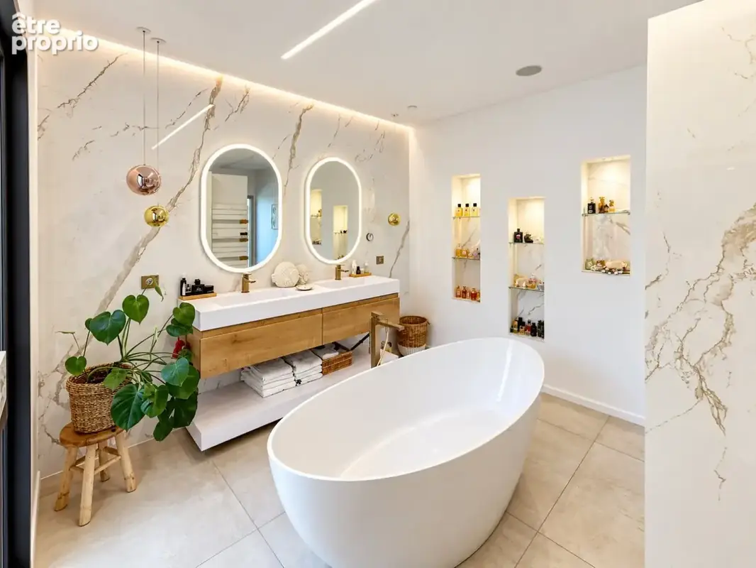 Saint-Clair Sud  Villa contemporaine d'exception avec piscine, jacuzzi et panorama spectaculaire sur la Méditerranée. - photo 8
