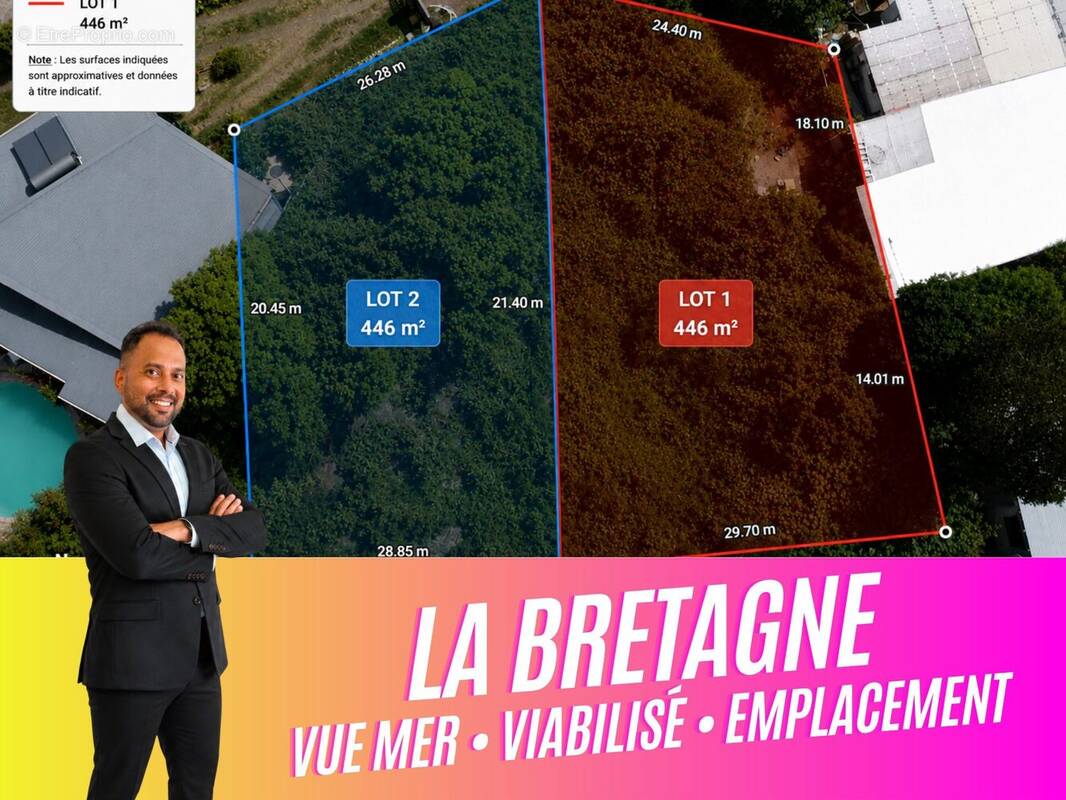 Terrain à SAINT-DENIS