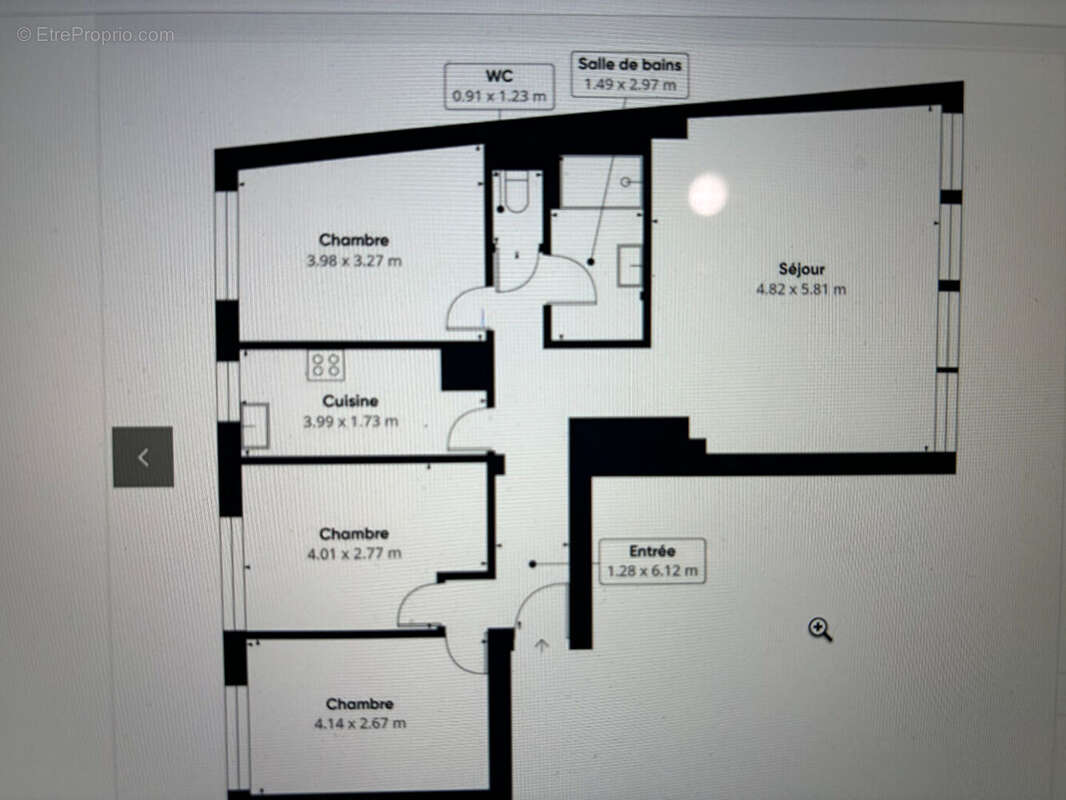 Appartement à PARIS-13E