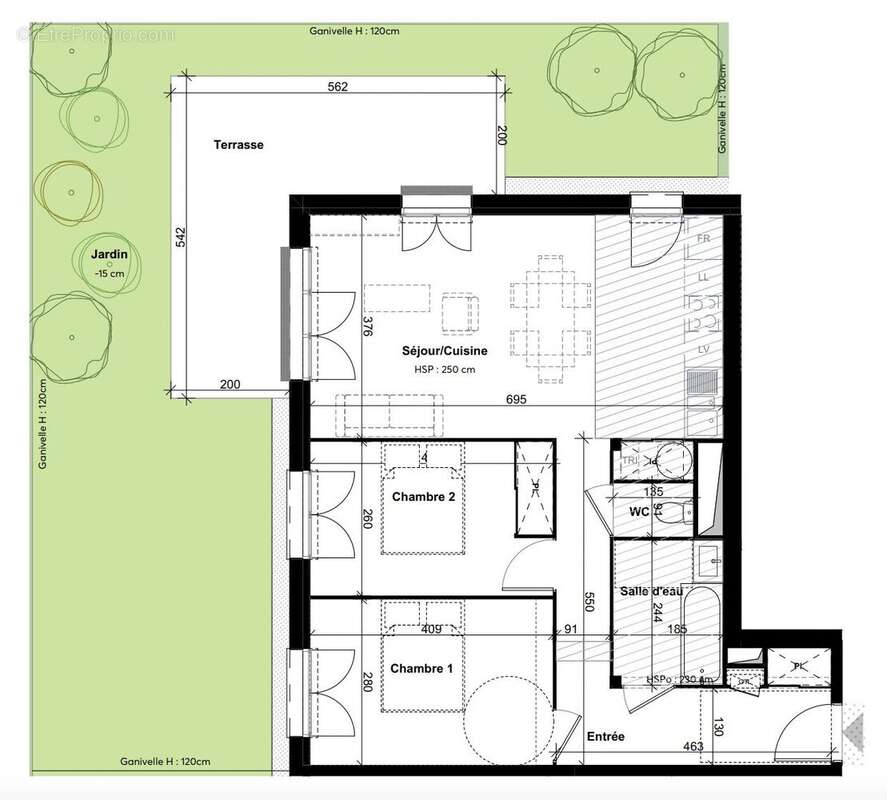 Appartement à BLANQUEFORT