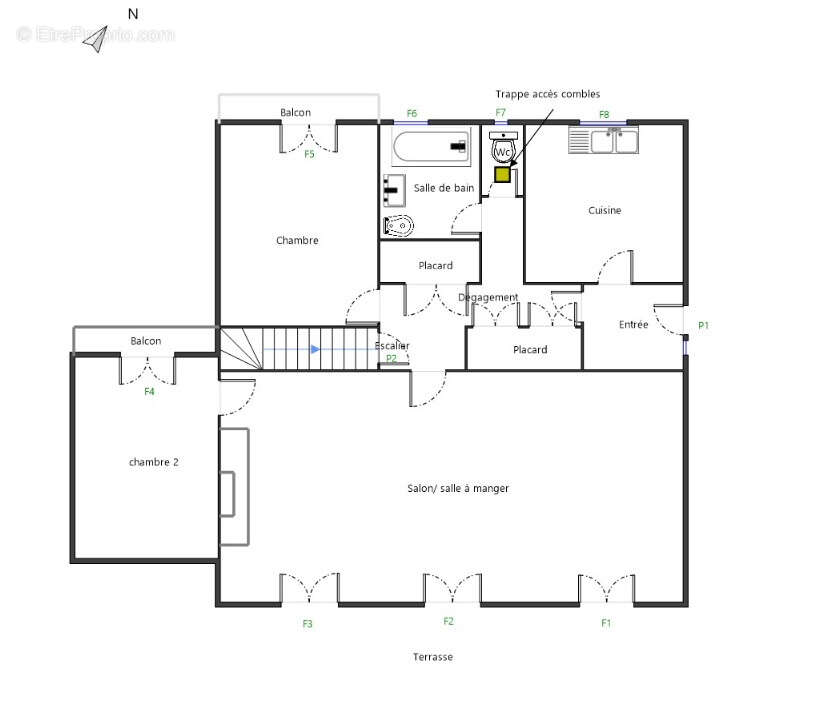 Ensemble immobilier de 190 m2 avec terrain constructible - photo 13
