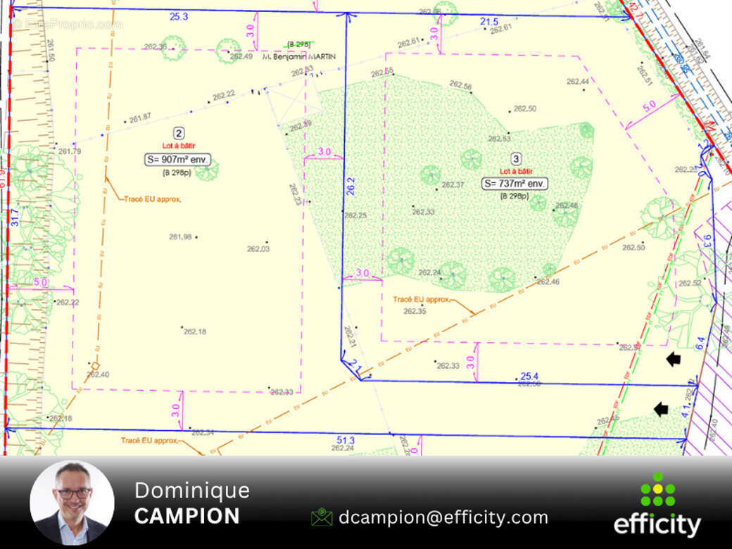 Terrain 907 m² à Francheleins  - photo 2