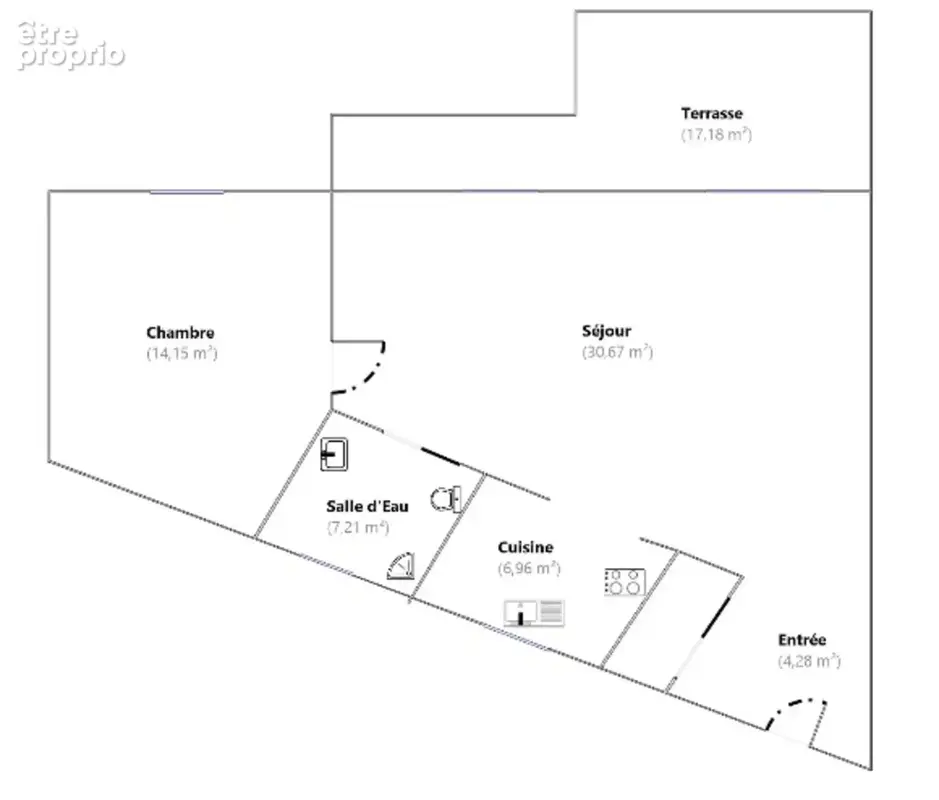 Appartement à vendre 2 pièces BORMES LES MIMOSAS (83), plain pied, PMR, Vue dégagée, PKG + GARAGE - photo 9