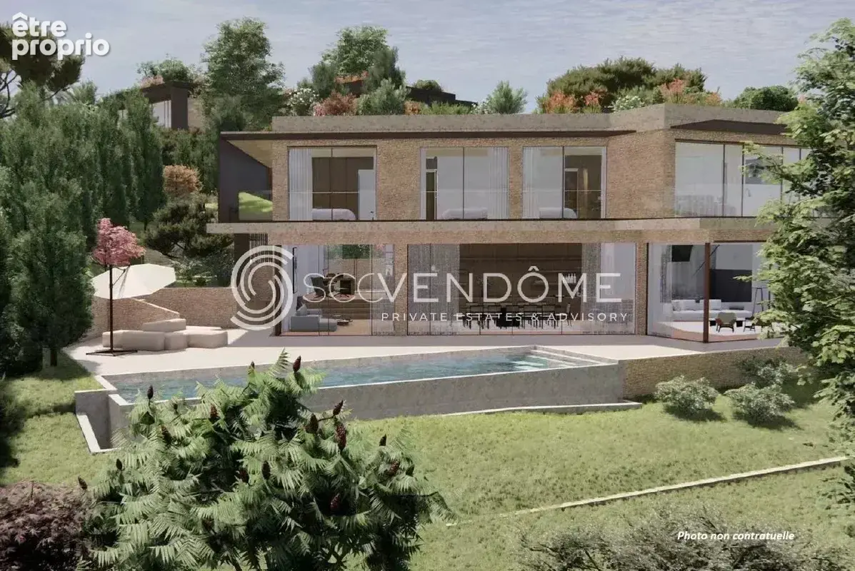 Super cannes deux villas a construire sur terrain vue mer permis purge a vendre - photo 2