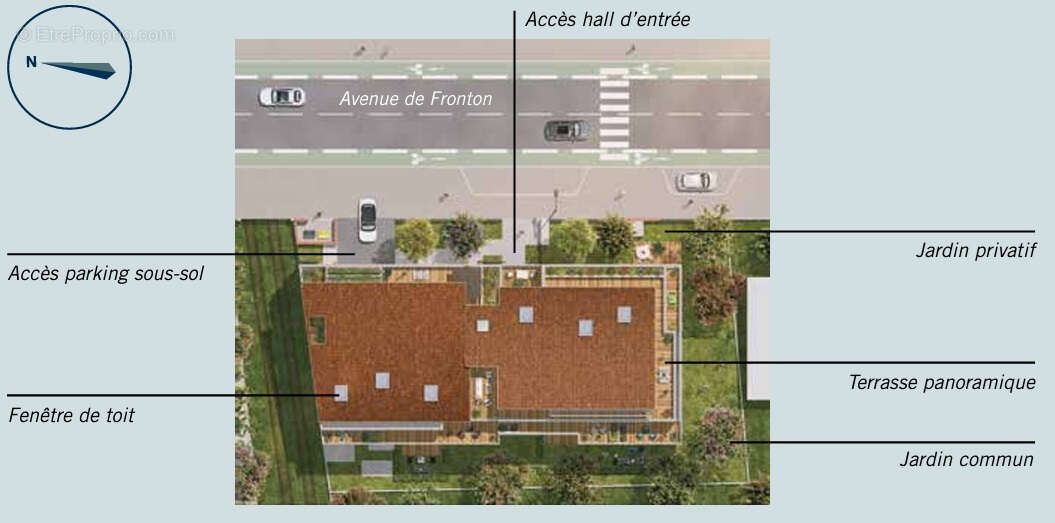 Appartement à TOULOUSE