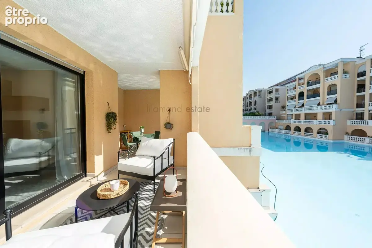 Le cannet - appartement 3 pieces - terrasse - photo 4