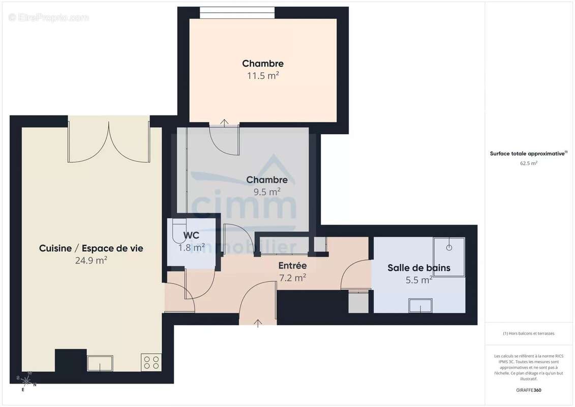 Appartement à LE RHEU