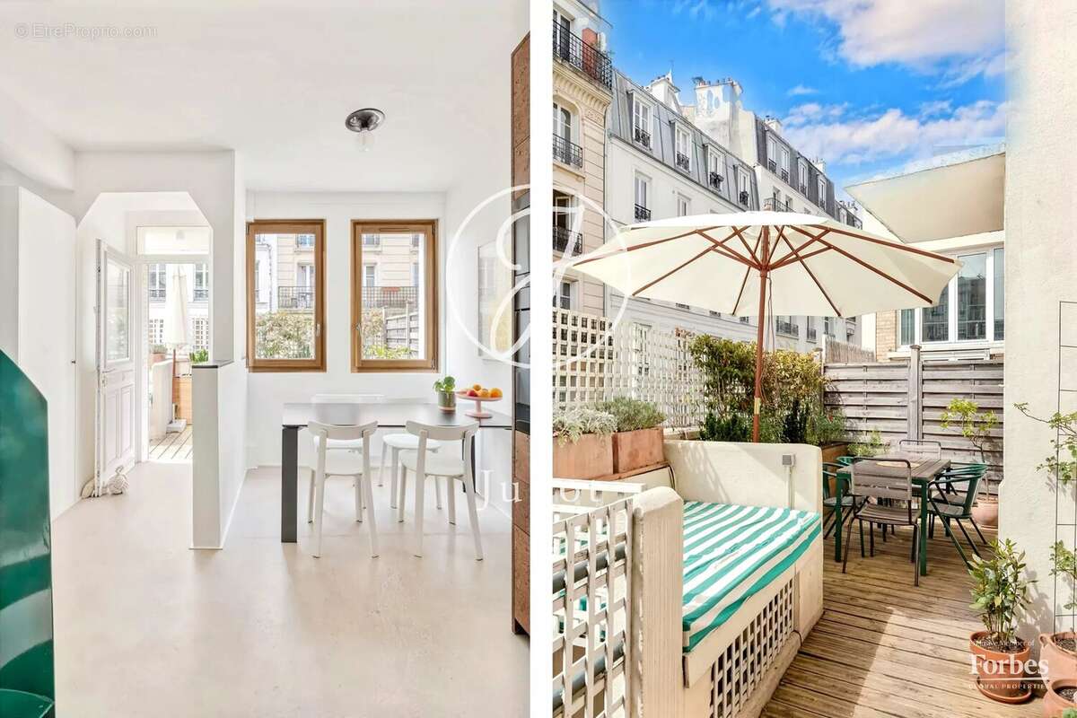 Paris 18e - MONTMARTRE / HAUT LEPIC - Appartement comme une maison - 3 pièces - 68,52m² Carrez - 72,81m² au sol - Terrasse 15,80 - photo 2